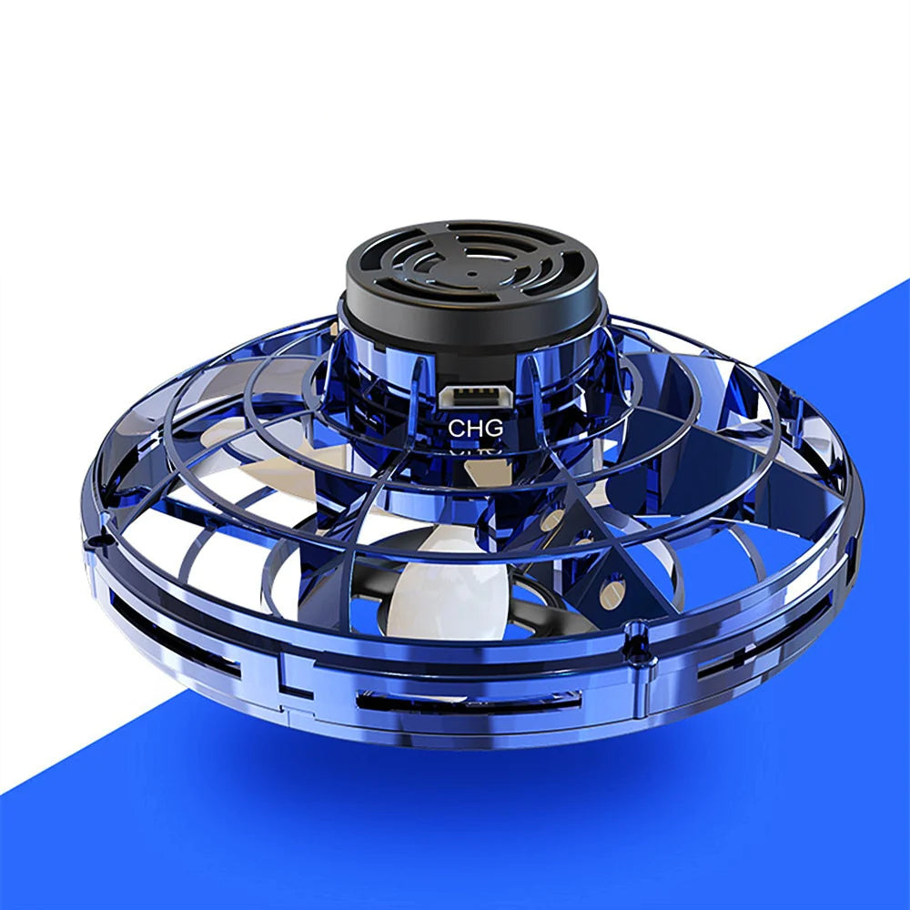 Flying Spinner UFO Boomerang Toy — LED Light-Up Hand Spinner