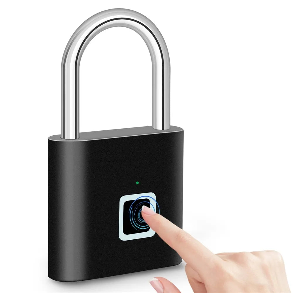 Smart Fingerprint Padlock — Keyless Biometric Security Lock