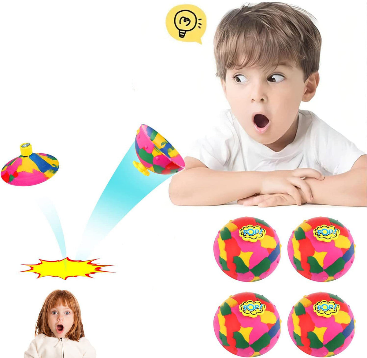 Fidget Bouncer Ball — Stress Relief Sensory Toy for Kids & Adults