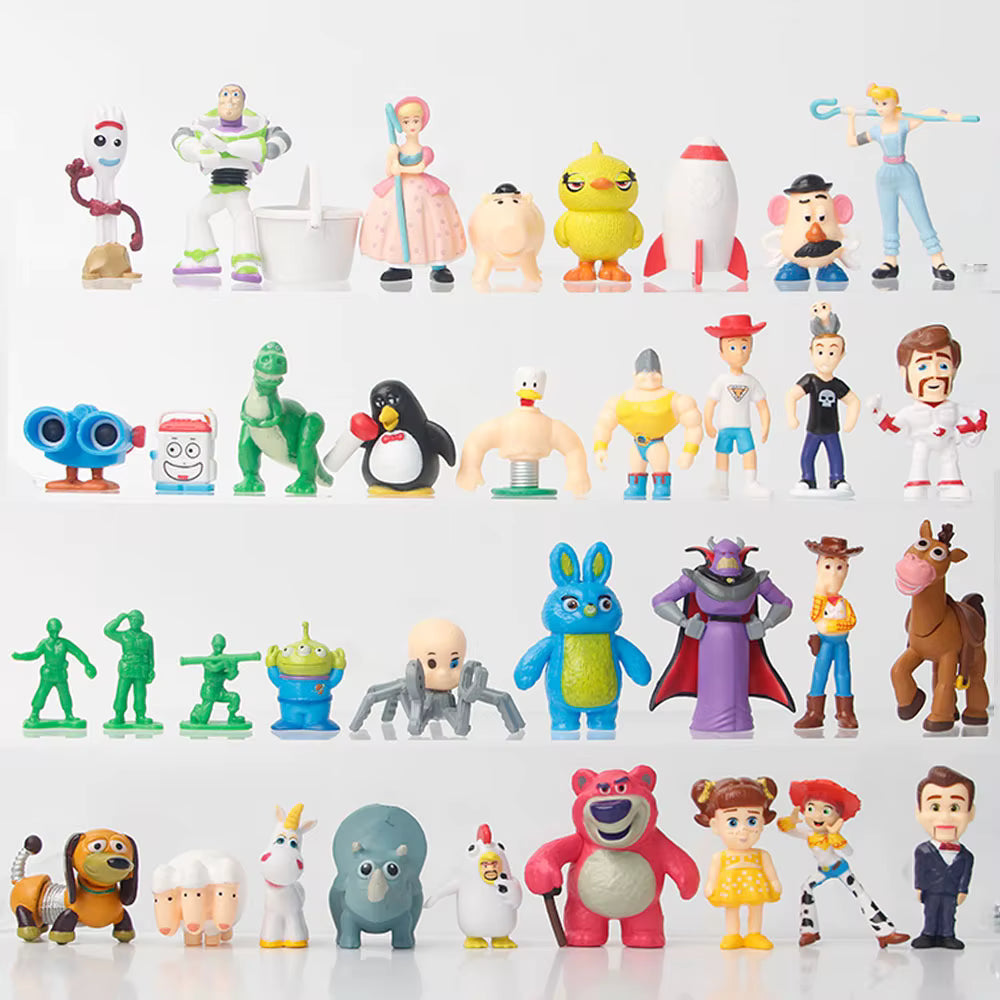 Toys Story 36pcs/set 3-5CM Movie Cartoon Woody Buzz Lightyear Action figure collectible model toys