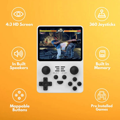 Pocket Arcade Console — Built-In Games, No Wi-Fi Needed | 3 Colours