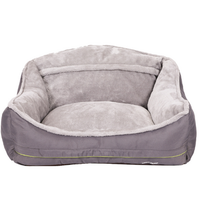 Calming Plush Dog Bed — Washable Anti-Anxiety Pet Cushion