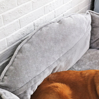 Calming Plush Dog Bed — Washable Anti-Anxiety Pet Cushion
