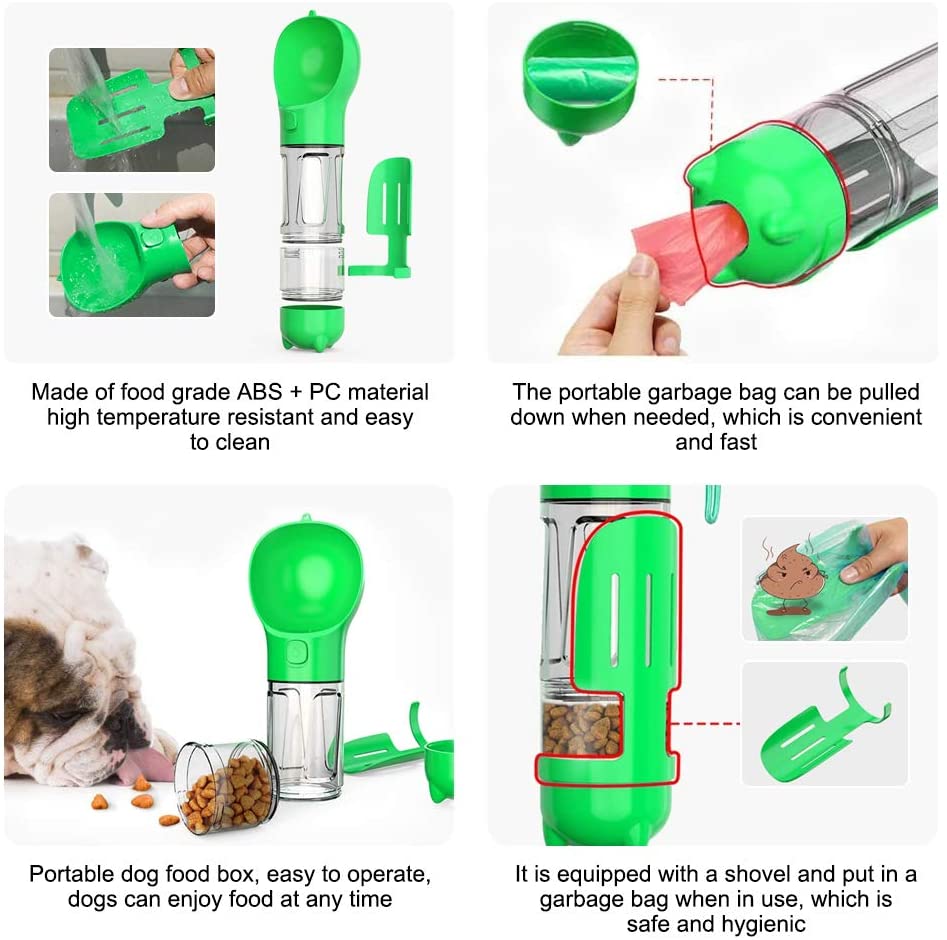 Portable Dog Water Bottle — Leak-Proof Travel Pet Drinking Bottle