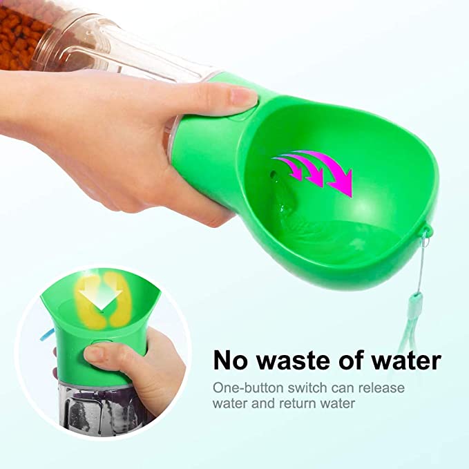 Portable Dog Water Bottle — Leak-Proof Travel Pet Drinking Bottle