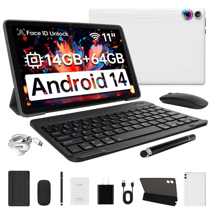 URAO 10.95" Android 14 Tablet â€” 24GB RAM, 128GB Storage, HD Display