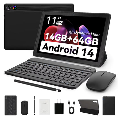 URAO 10.95" Android 14 Tablet â€” 24GB RAM, 128GB Storage, HD Display