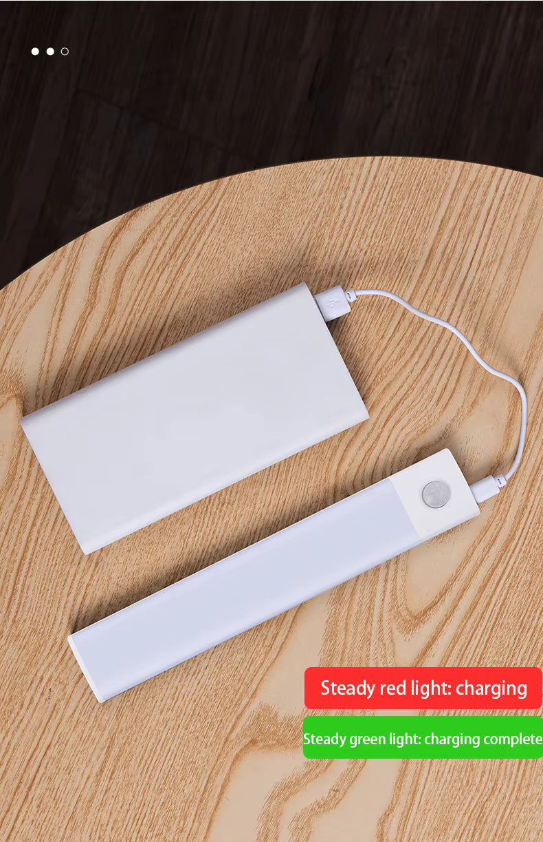 LED Cabinet Light USB-C Rechargeable Motion Sensor Kitchen Wardrobe Lamp