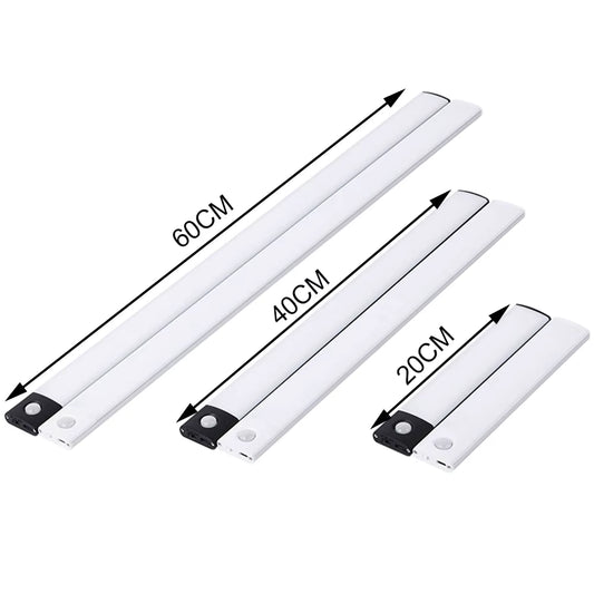 LED Cabinet Light USB-C Rechargeable Motion Sensor Kitchen Wardrobe Lamp