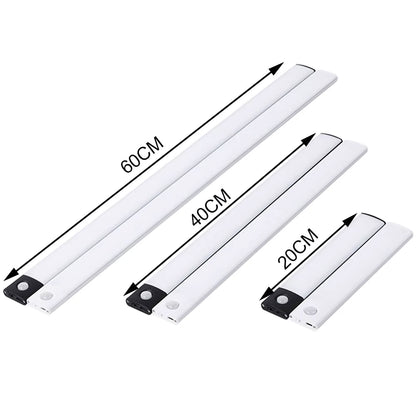LED Cabinet Light USB-C Rechargeable Motion Sensor Kitchen Wardrobe Lamp