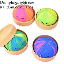 Dumpling Bao Bun Squishy Toy â€” Stress Relief Fidget for Kids & Adults