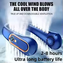 Neck Fan Portable Bladeless 8000mAh USB