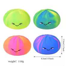 Dumpling Bao Bun Squishy Toy â€” Stress Relief Fidget for Kids & Adults
