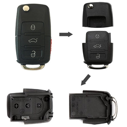 Multi-Compartment Car Key Organiser — Leather Key Holder Wallet