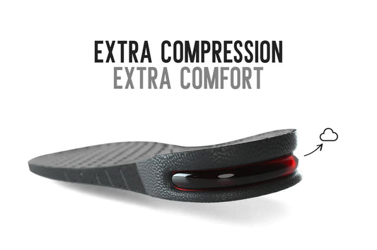 Height Increase Insoles — Invisible Heel Lift Sole Booster
