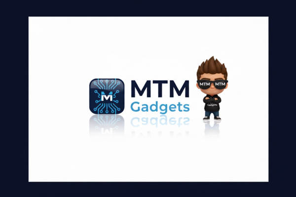 MTM Gadgets Logo with Mascot